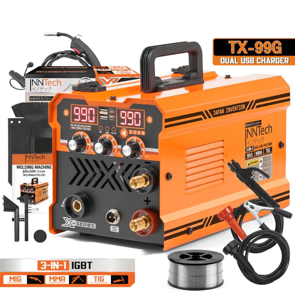 เครื่องเชื่อม INVERTER InnTech รุ่น TX-99G 3 ระบบ